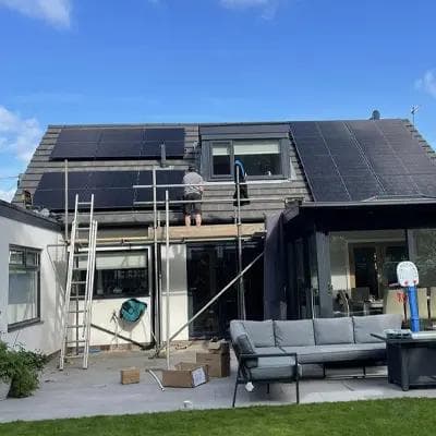 Solar PV panel installation